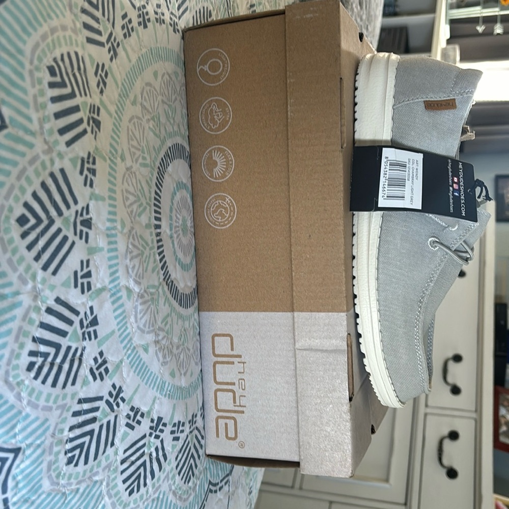Gray Hey Dudes, new in box